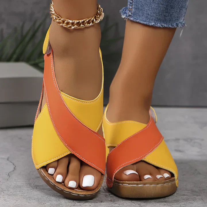 Ultra-Comfortable Leather Orthopedic Sandals