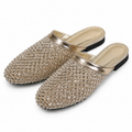 ROSENVALE™ | Embellished Flat Sandals with Round Toe