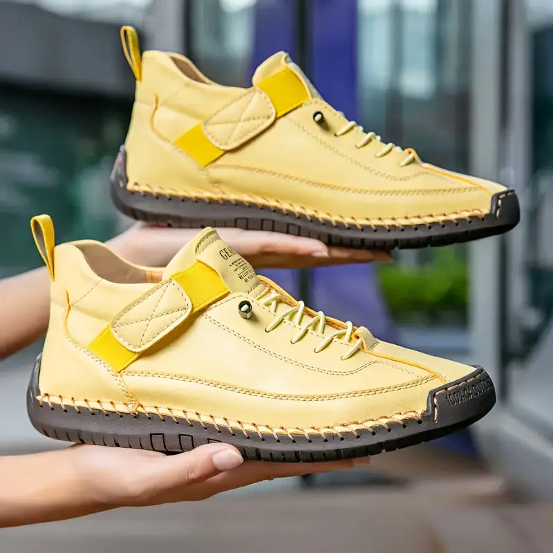 NOVIRA™ | Leather Orthopedic Sneakers with Cushioning