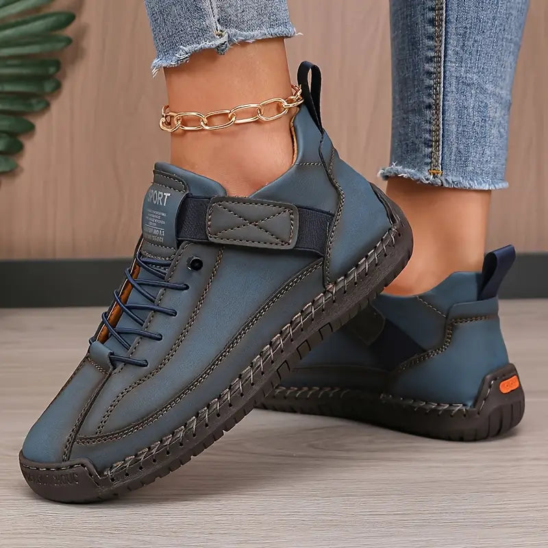 NOVIRA™ | Leather Orthopedic Sneakers with Cushioning