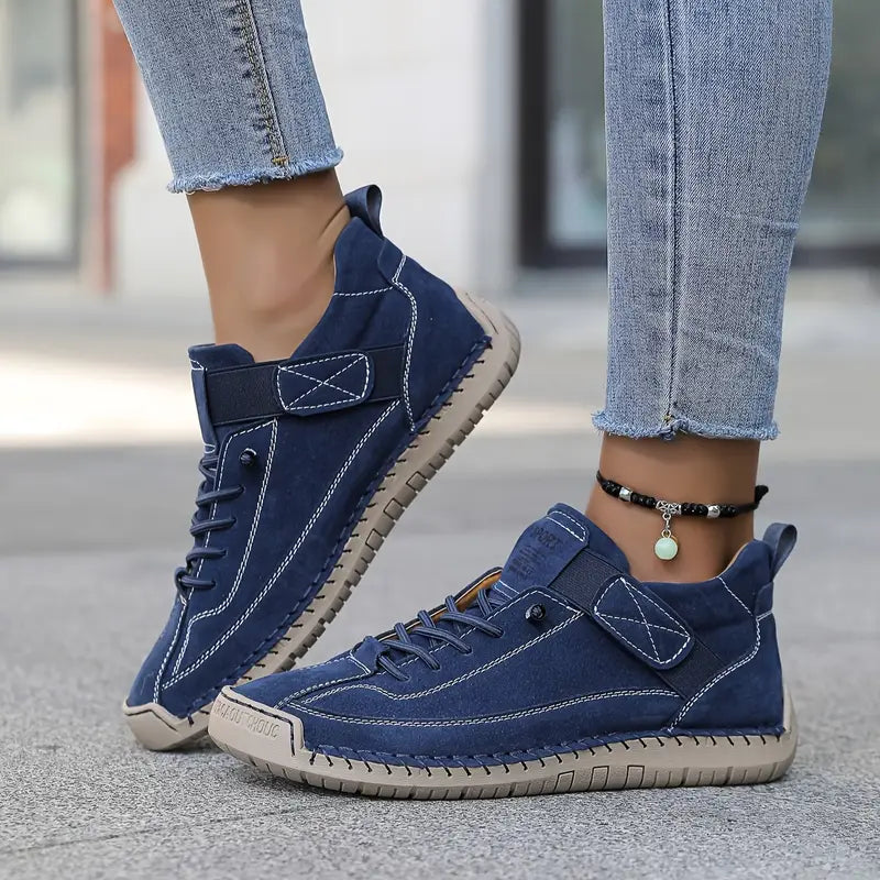 NOVIRA™ | Leather Orthopedic Sneakers with Cushioning