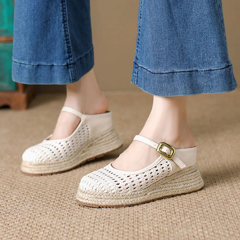 CASABELLA™ | Platform Wedge Sneakers (8cm Heel)