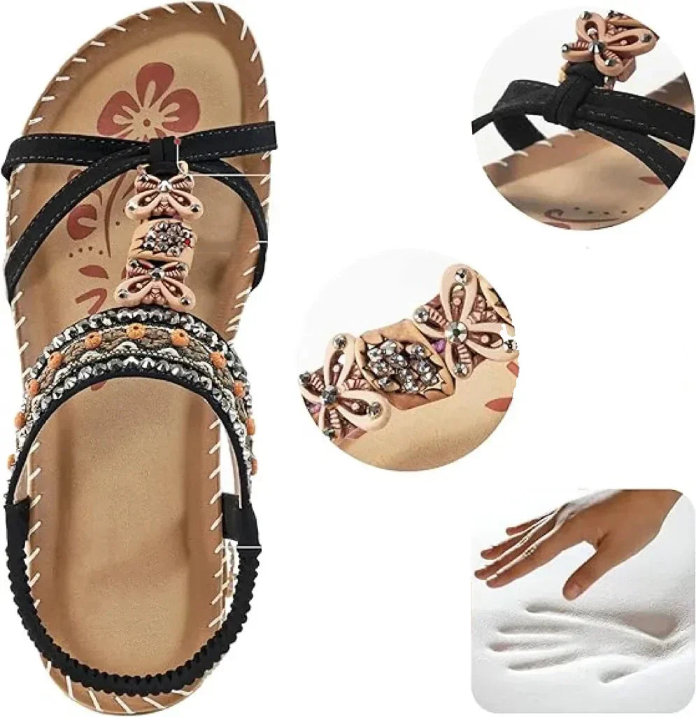 Isabel™ - Leather Orthopedic Sandals with Ergonomic Sole
