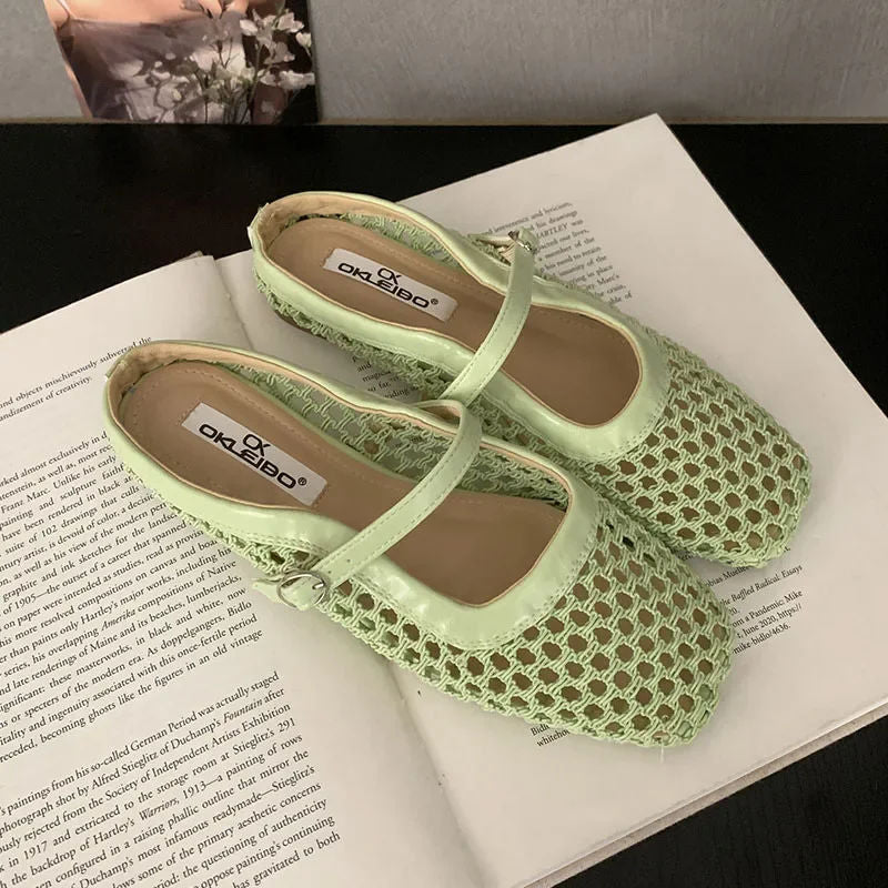 VALCENZA™ | Breathable Mesh Mules with Buckle