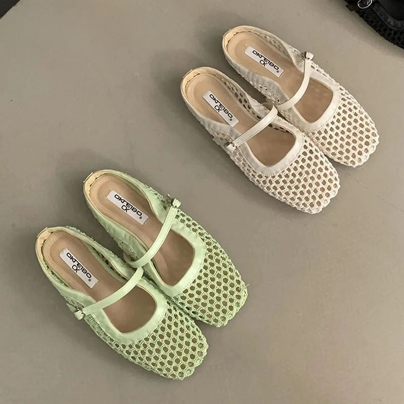 VALCENZA™ | Breathable Mesh Mules with Buckle