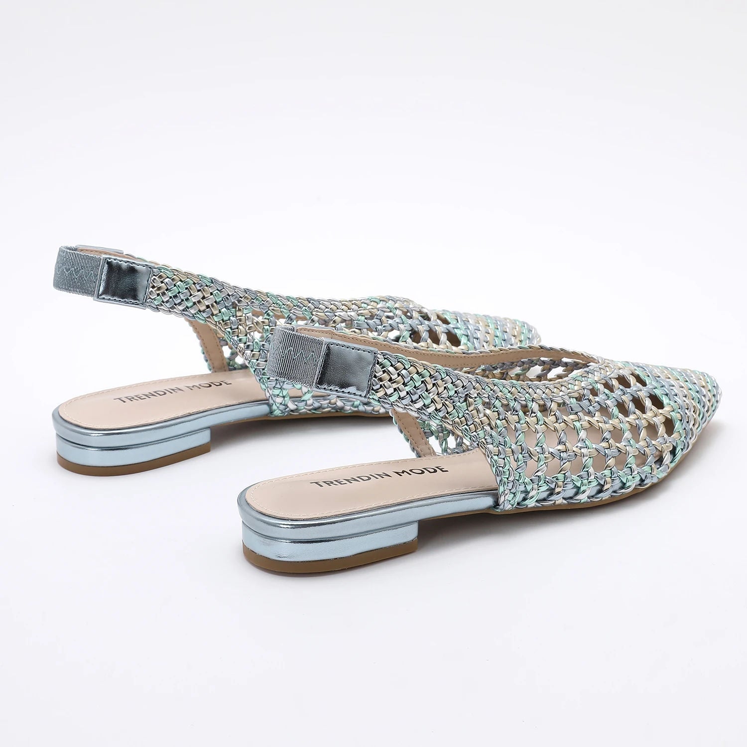 TRENDIVA™ | Braided Flat Pointed-Toe Sandals