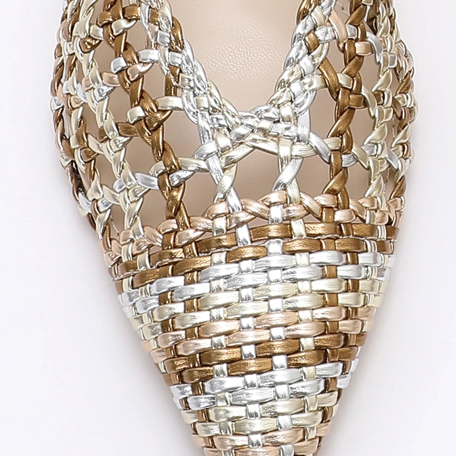 TRENDIVA™ | Braided Flat Pointed-Toe Sandals