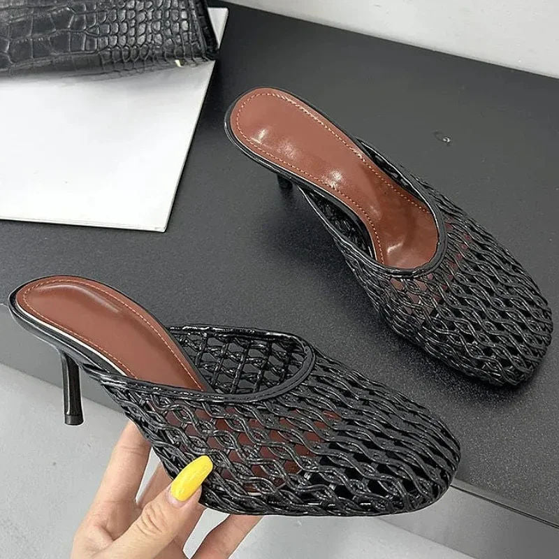 SAVOY™ | Heeled Breathable Mesh Mules for Women