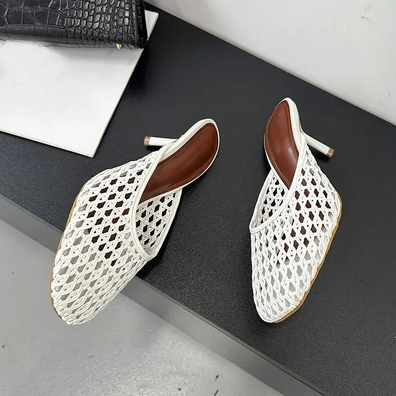 SAVOY™ | Heeled Breathable Mesh Mules for Women