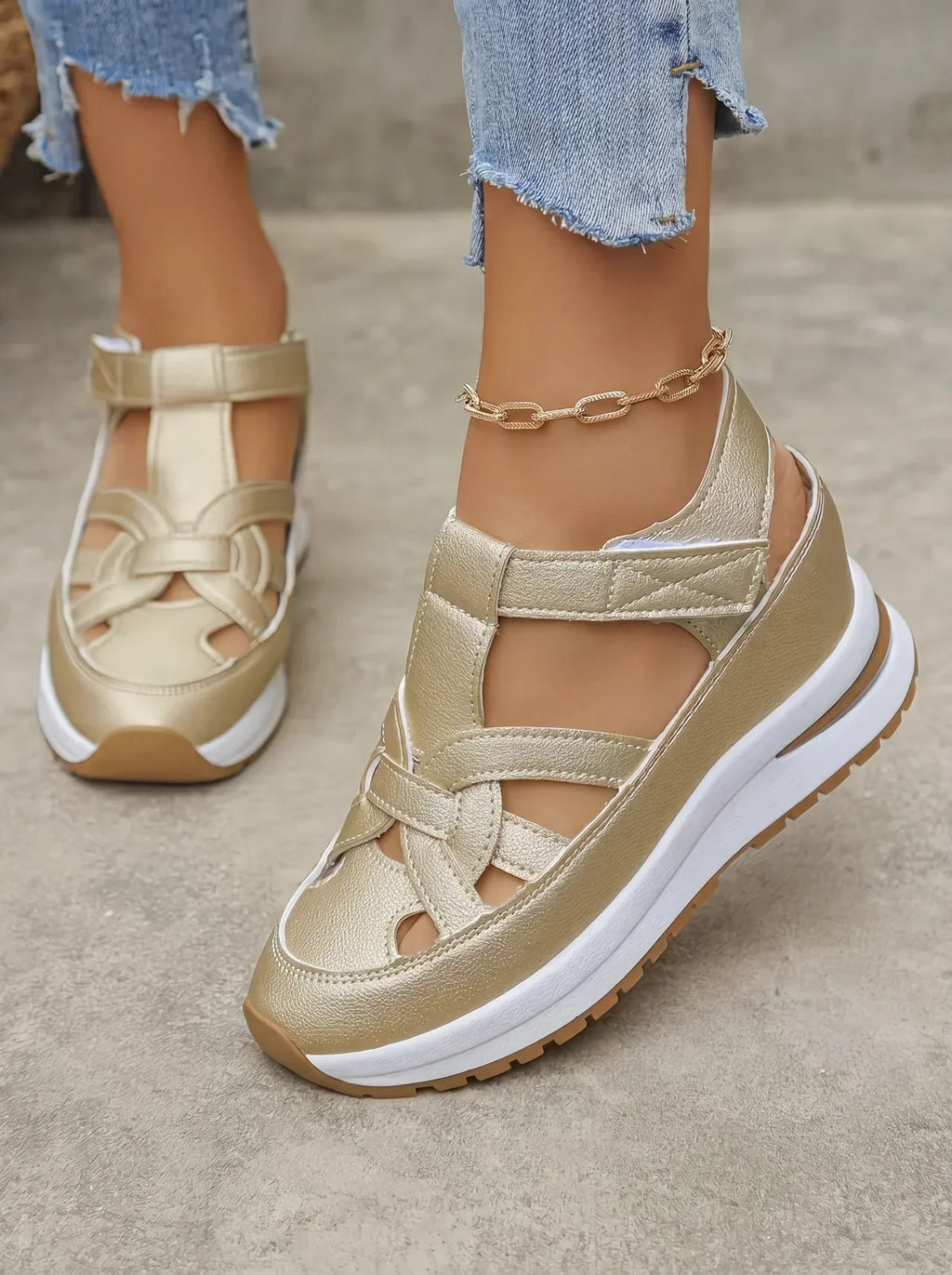 Duna™ Orthopedic Wedge Sneakers