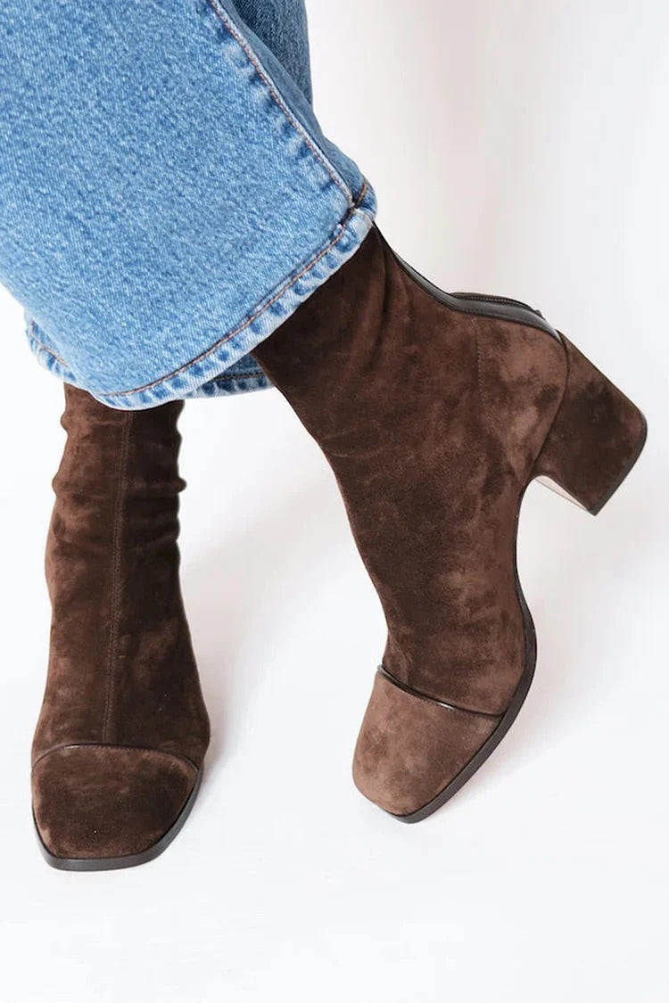 VITA™ | Suede Ankle Boot with Comfortable Heel