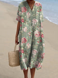 Lina | Vintage Flower Dress